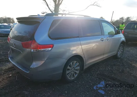 2011 Toyota Sienna Limited V6 from USA, damaged, VIN 5TDYK3DCXBS027354